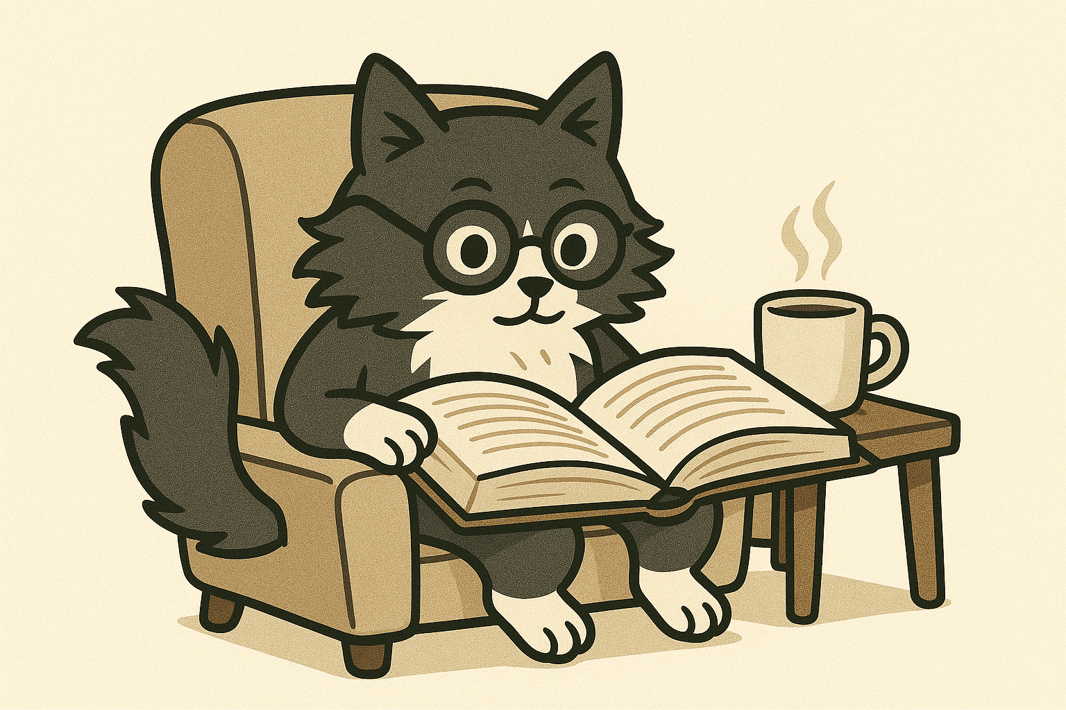 gaugabgo cat reading large
